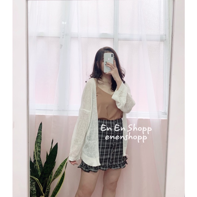 [ẢNH THẬT] Cadigan len mỏng khoác nhẹ (A232)