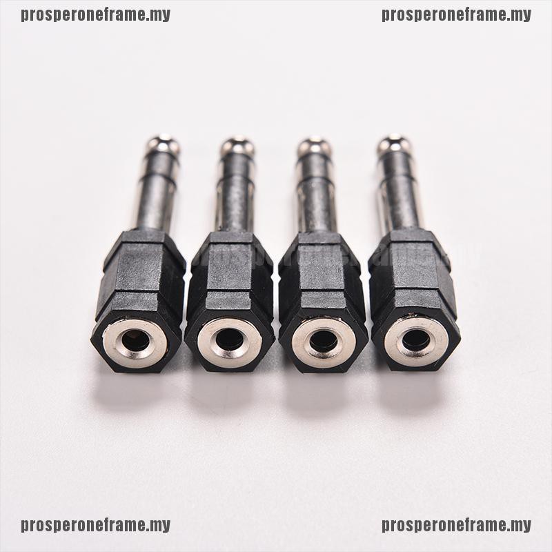 Set 4 Đầu Cắm Âm Thanh Chuyển Đổi Từ 6.5mm 1 / 4 Sang 3.5mm 1 / 8 Cái | BigBuy360 - bigbuy360.vn