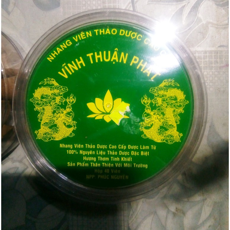 Hương viên thảo dược (hương trầm) Vĩnh Thuận Phát - Hộp 40 viên