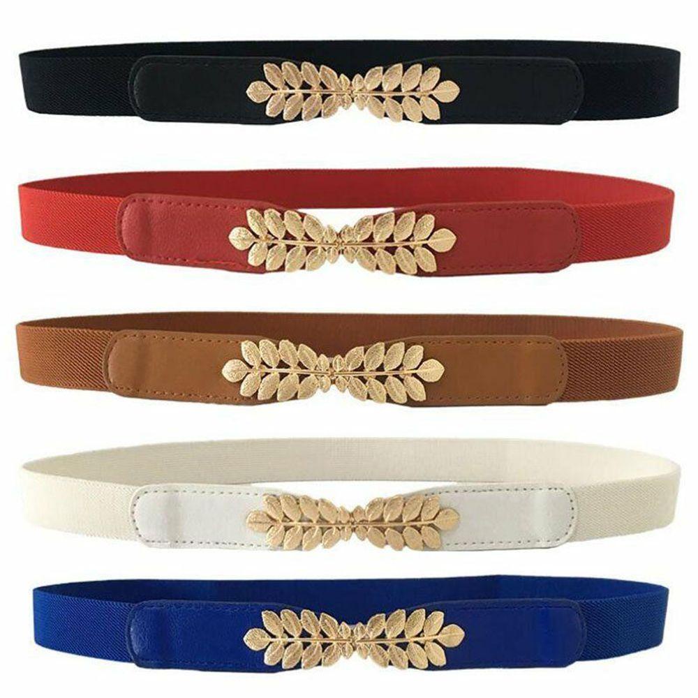 CABEZA Thắt Lưng Da Hình Chiếc Lá Thời Trang Dành Cho Nữ