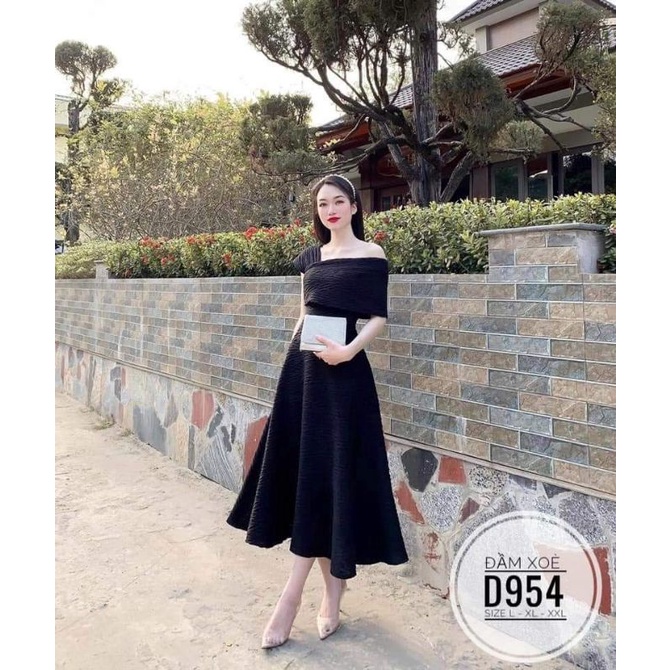 ĐẦM LỆCH VAI 1 BÊN DỰ TIỆC BIGSIZE