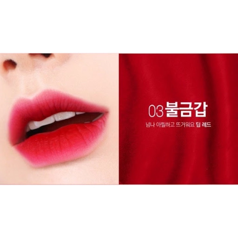 [Chính hãng] Son kem lì Bbia Last Velvet Lip Tint- ver 1 (BBIA 02 -BBIA 03 -BBIA 04) | BigBuy360 - bigbuy360.vn