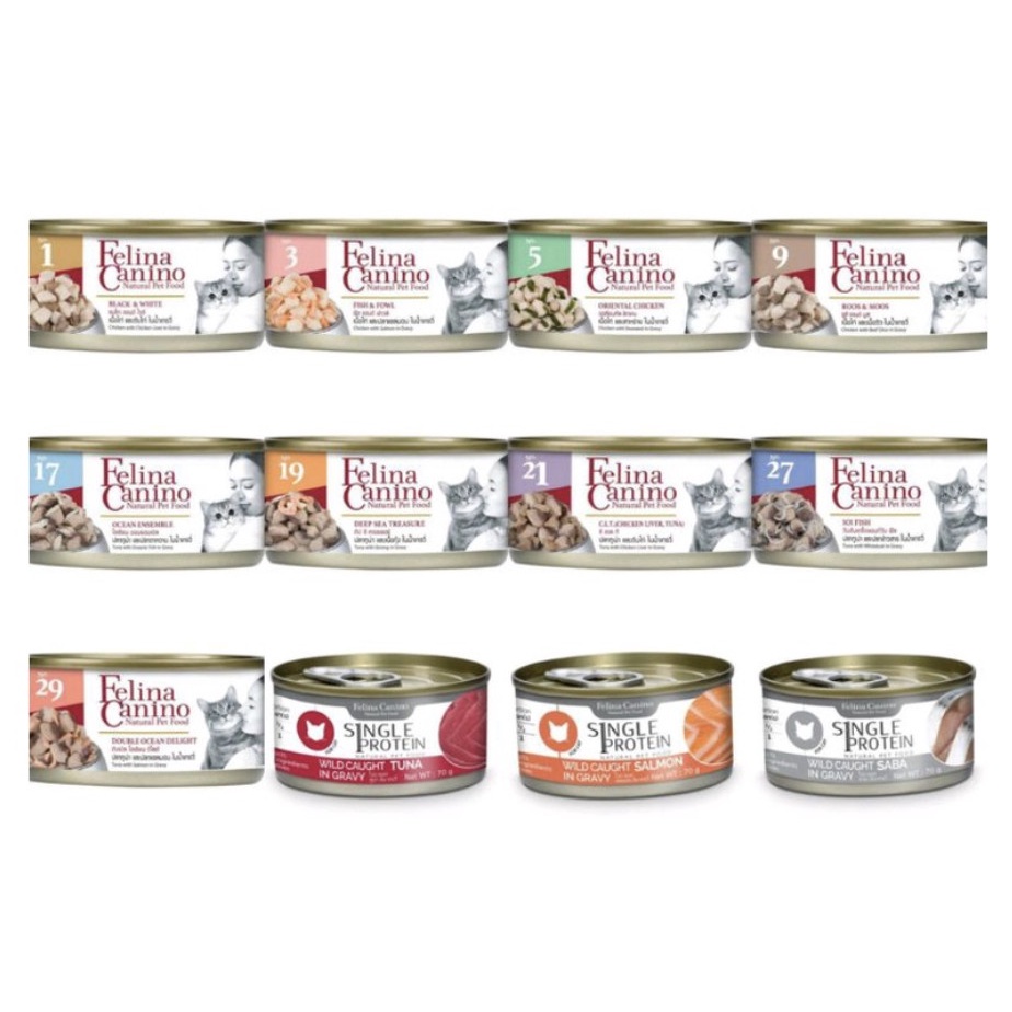 FELINA CANINO - PATE CAO CẤP CHO MÈO TỪ THÁI LAN