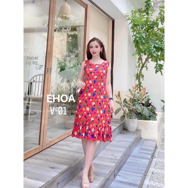 Váy lanh đuôi cá/ váy A