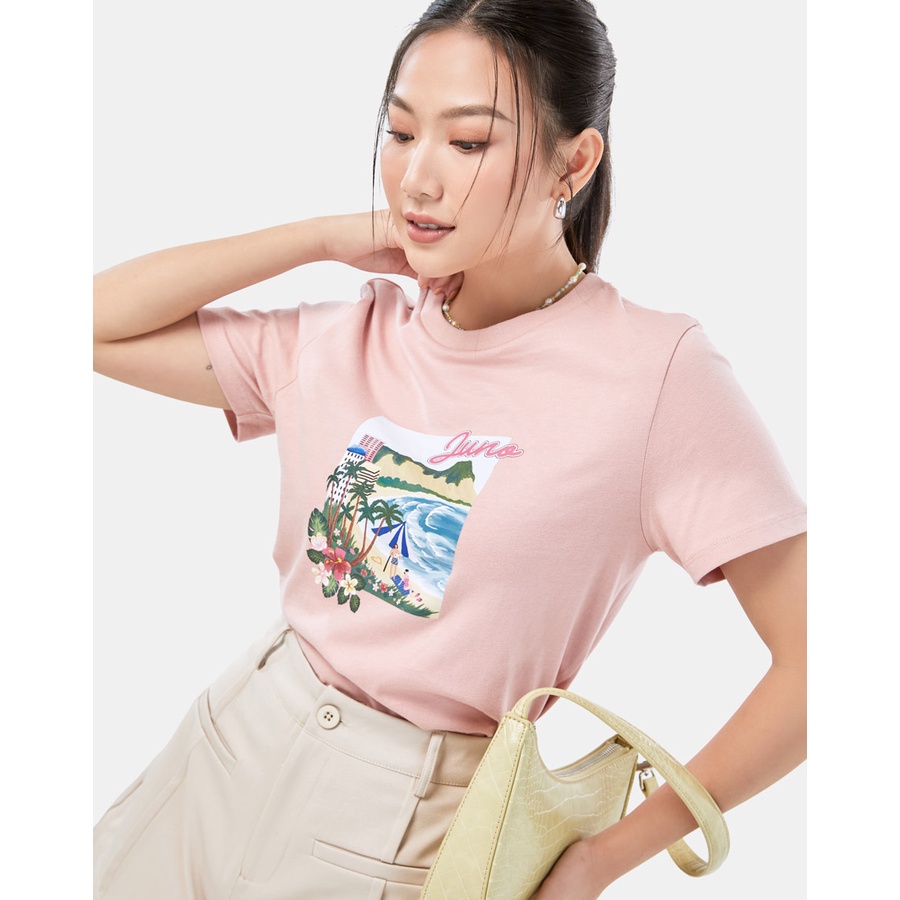 Áo Thun Thời Trang JUNO Summer Aloha JNATH015