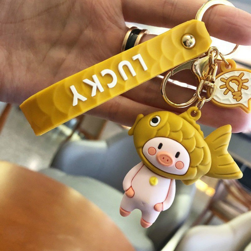 Móc Khóa Hình Mèo Hoạt Hình Xinh Xắn