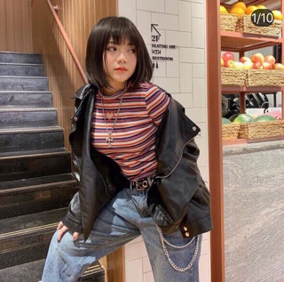 Áo Thun Croptop Cut Out Tim 💋