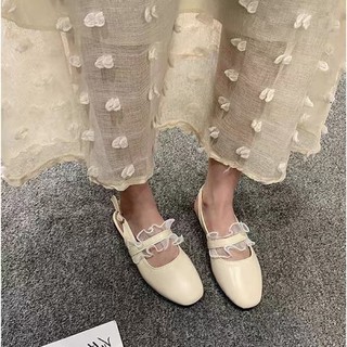 giày búp bê quai ren tiểu thư
