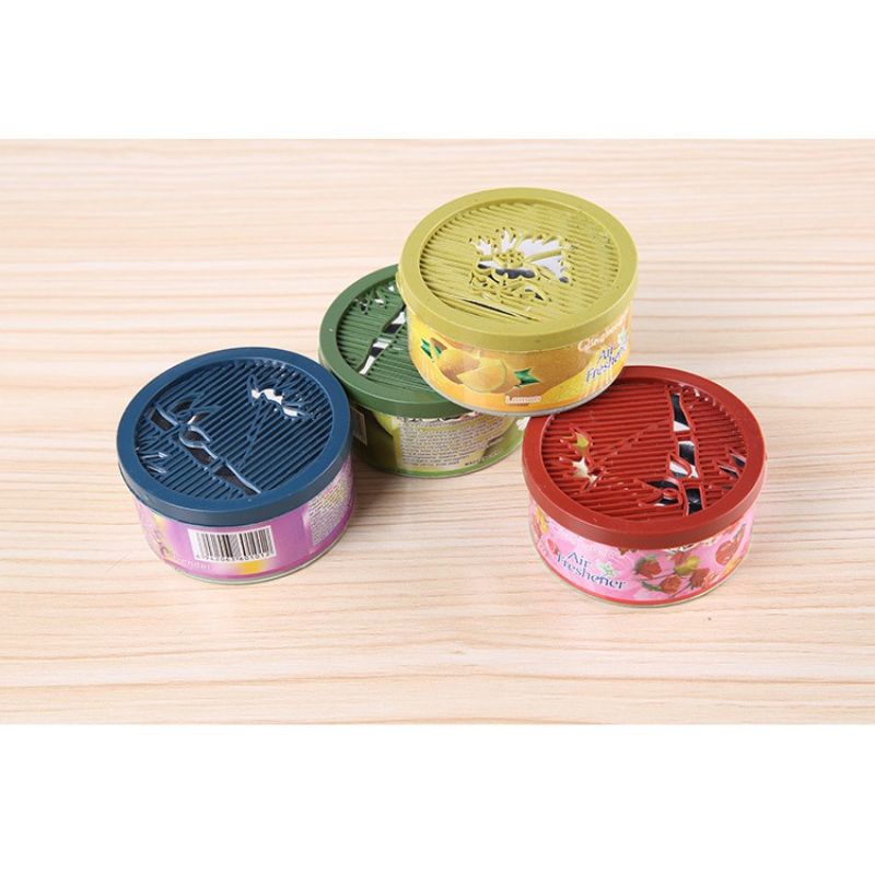 Hộp Sáp Thơm DÁNG TRÒN Để Nhà Vệ Sinh, Phòng Ngủ, Nhà Tắm - Sáp Tự Nhiên Khử Mùi Hôi Để Tủ Quần Áo, Ô TôHộp Sáp Thơm