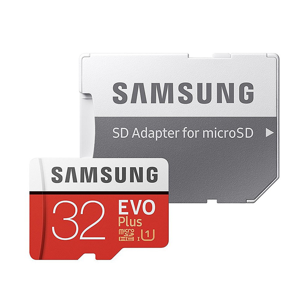 Thẻ nhớ 32GB MicroSD Samsung Evo Plus 95MB/s U1 Class 10 kèm Adapter đỏ - (Bảo hành 5 năm) tặng đầu đọc thẻ (ngẫu nhiên)