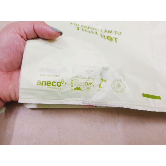 SET  túi làm từ bột ngô phân hủy sinh học hoàn toàn - Không nhựa 100% - Bảo vệ môi trường