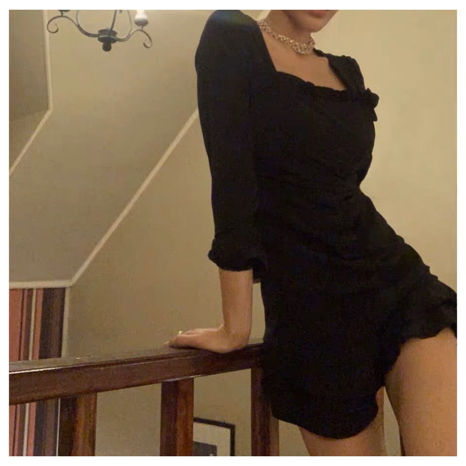 Váy ulzzang nữ dáng xòe đuôi cá ôm body, Đầm trắng ulzzang dài tay dự tiệc - Roxie | BigBuy360 - bigbuy360.vn