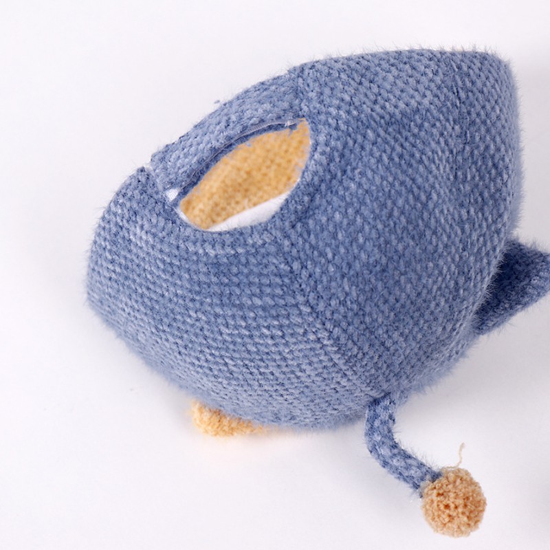 Mũ Trùm Đầu Giữ Ấm Phối Tai Mèo Đáng Yêu Cho Bé