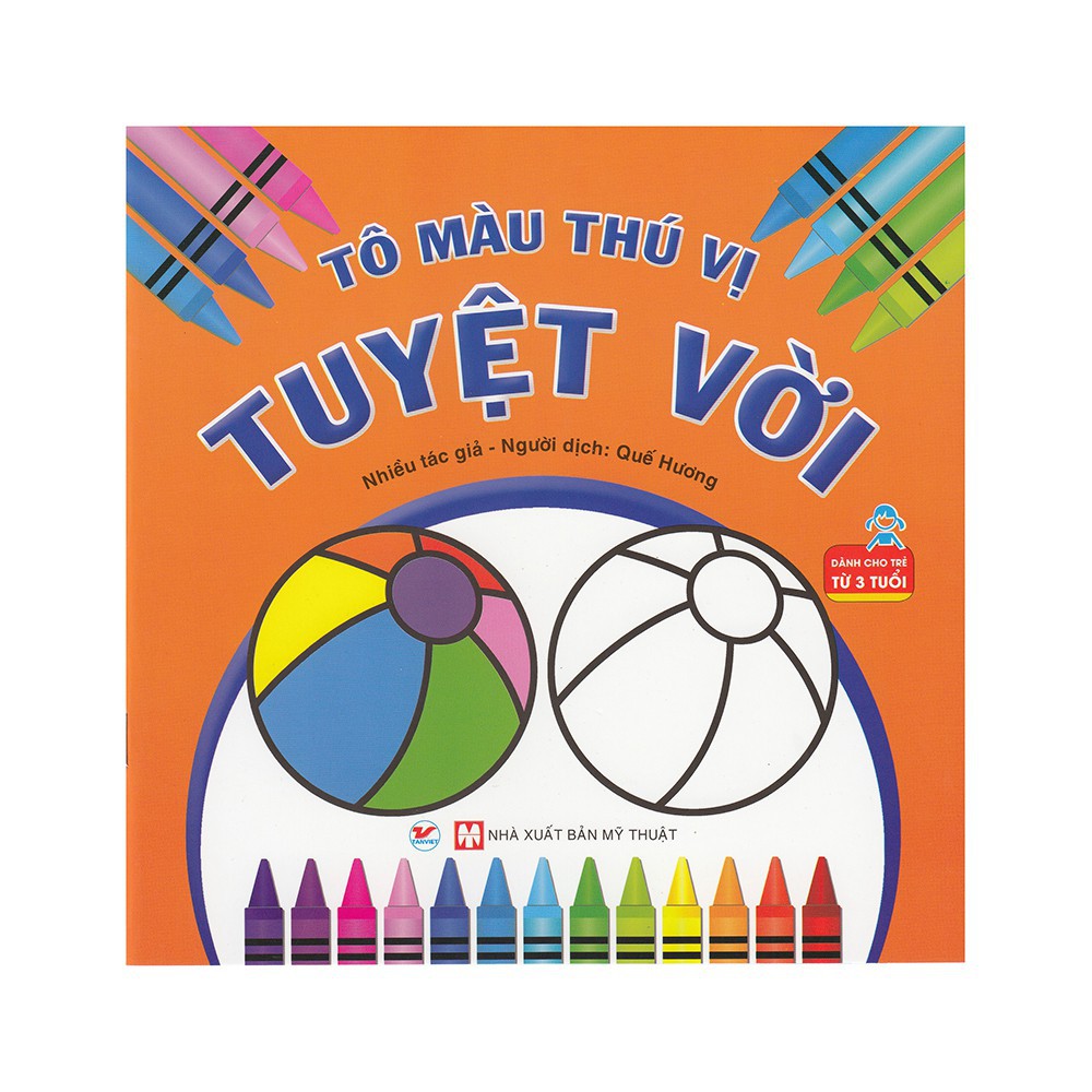 Sách - Tô màu thú vị - Tuyệt Vời