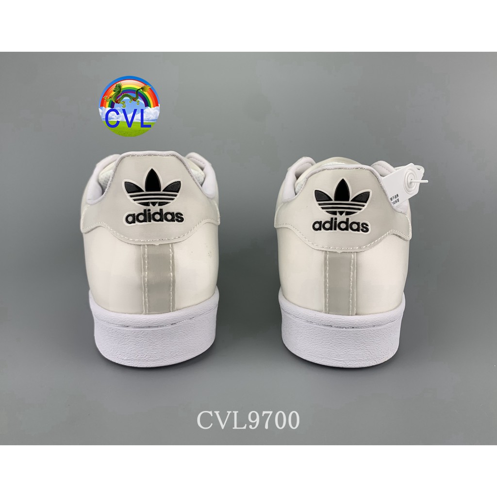 Adidas Superstar Adi Clover Fx7781 50th Anniversary Embroidered Logo Black White Korean Men's And Women's Shoes