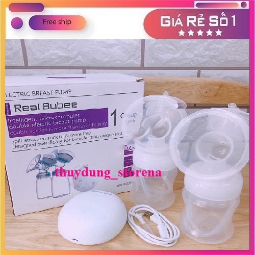 🤱👼FREE SHIP - SẢN PHẨM CHÍNH HÃNG - TẶNG 5 TÚI TRỮ SỮA🤱👼 Máy Hút Sữa REAL BUBEE , ÊM NHẸ KHÔNG GÂY ĐAU