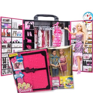 Đồ chơi tủ thời trang bup Barbie và ken