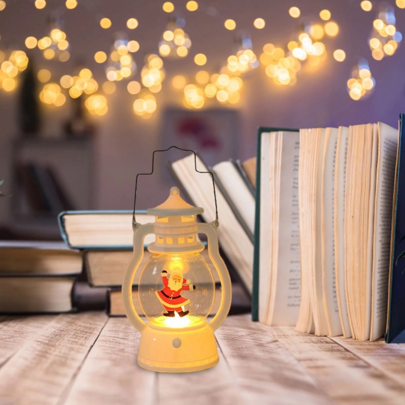 Đèn Dầu Bóng LED Trong Suốt Hình Ông Già Noel Cổ Điển Sáng Tạo Trang Trí Nhà Cửa / Tiệc Tùng