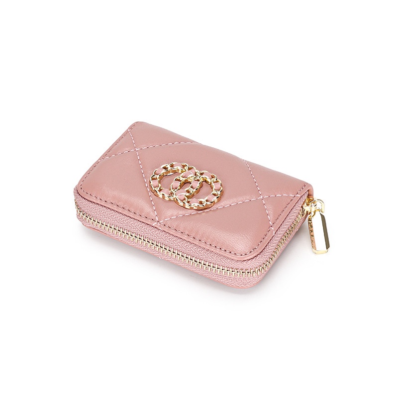 Ví da cừu SeaGloca cỡ nhỏ đựng thẻ phong cách thời trang dành cho nữ