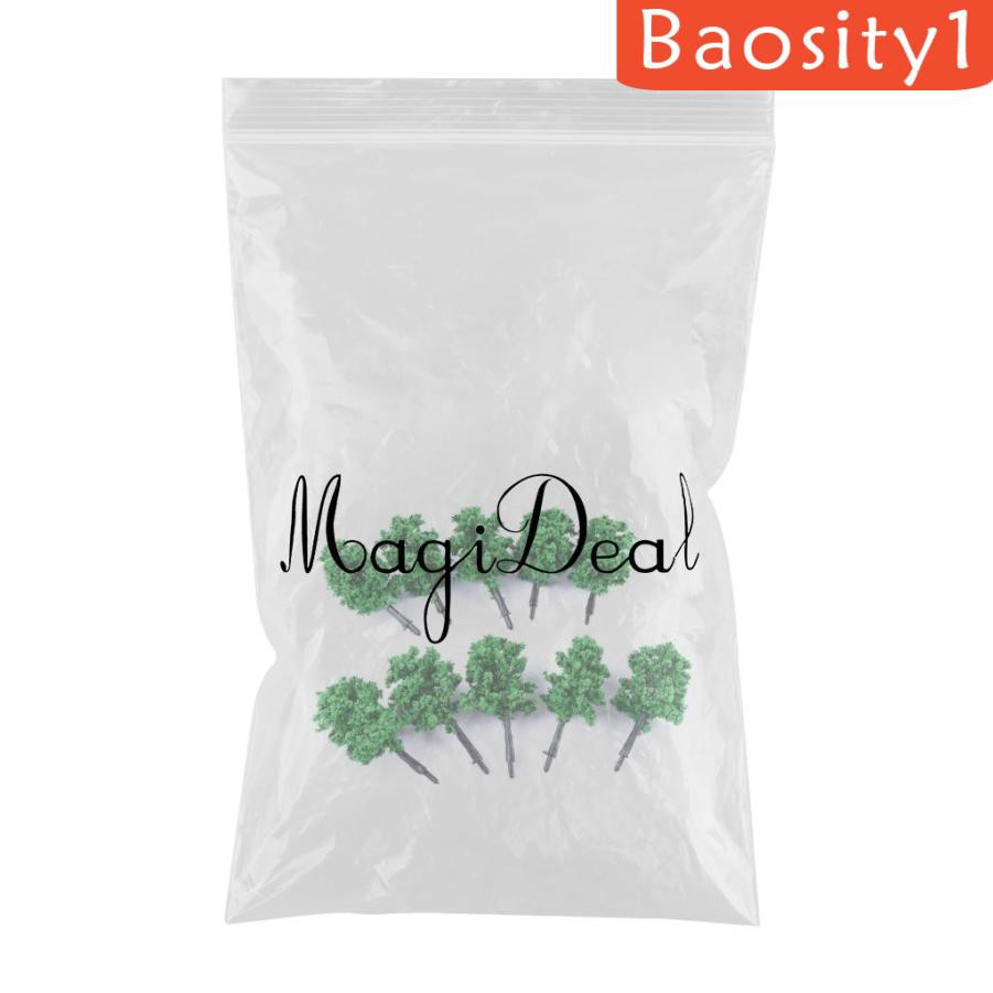 [Baosity1] Set 10 Mô Hình Cây Tàu Lửa Đường Ray Phong Cảnh 5cm