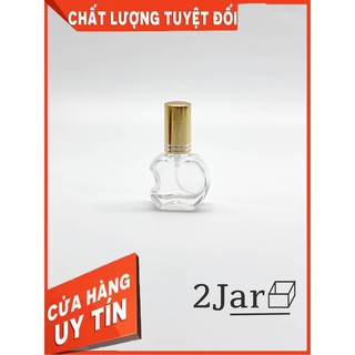 Vỏ Chai lọ chiết nước hoa hình táo thủy tinh 10ml - chai lọ chiết nước hoa / lọ đựng dầu thơm