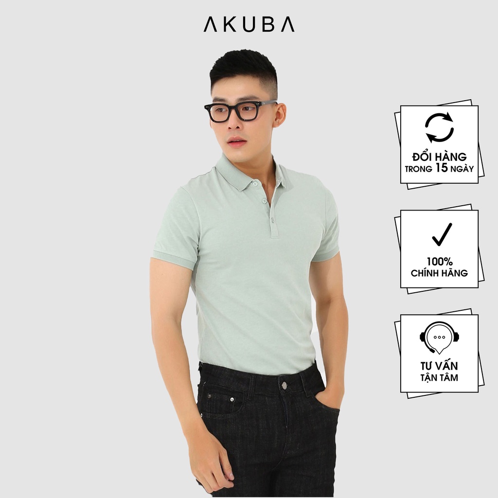 Áo Thun Nam Có Cổ Polo Cao Cấp AKUBA | 01J623
