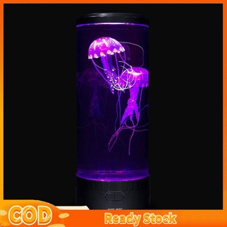 Đèn ngủ LED trang trí con sứa cổng sạc USB độc đáo
