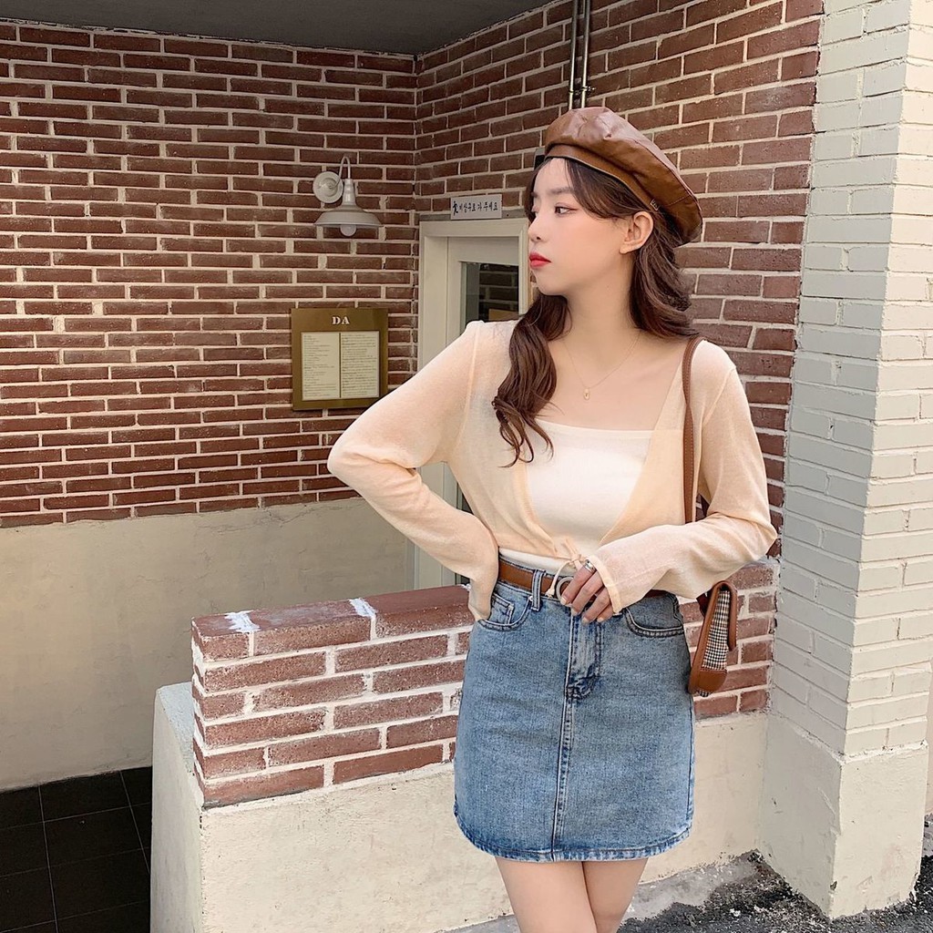 Áo khoác cardigan vải voan chống nắng thời trang mùa hè dành cho nữ | BigBuy360 - bigbuy360.vn