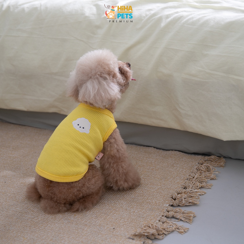 Áo Thun Cho Cún Mèo Thun Cotton Cao Cấp Nhất Hàn Quốc Quần Áo Thú Cưng Thời Trang Form Đẹp Hihapet.