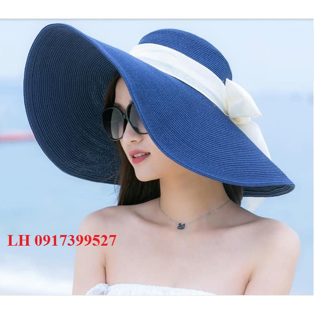Nón rộng vành đi biển, mũ rộng vành đi biển