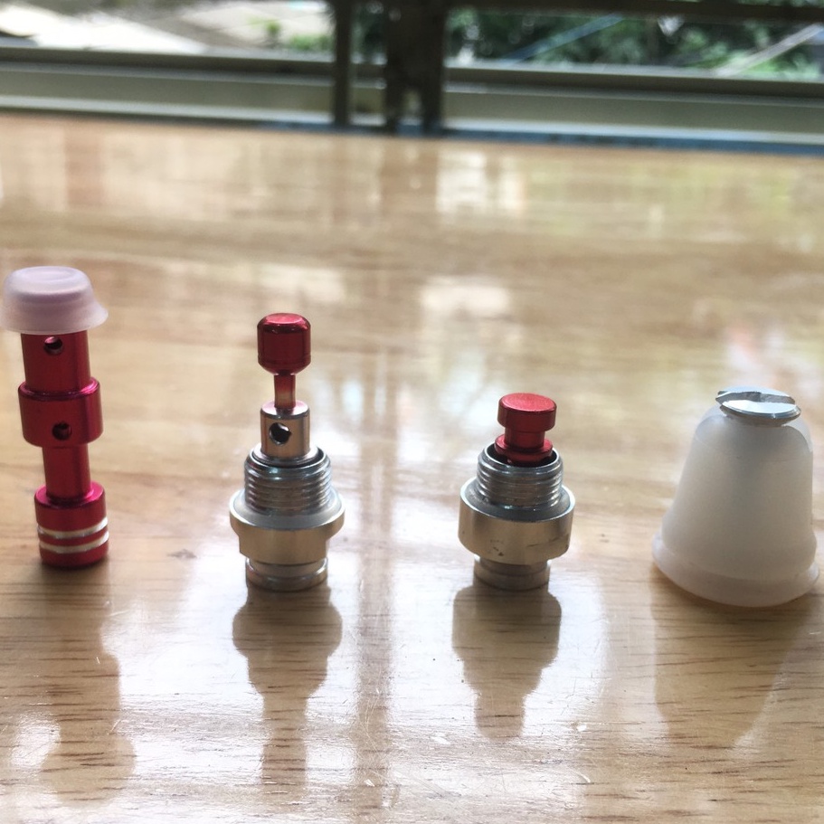 Chân van kèm gioăng nồi áp suất điện media - bộ van phụ nồi  Supor, midea