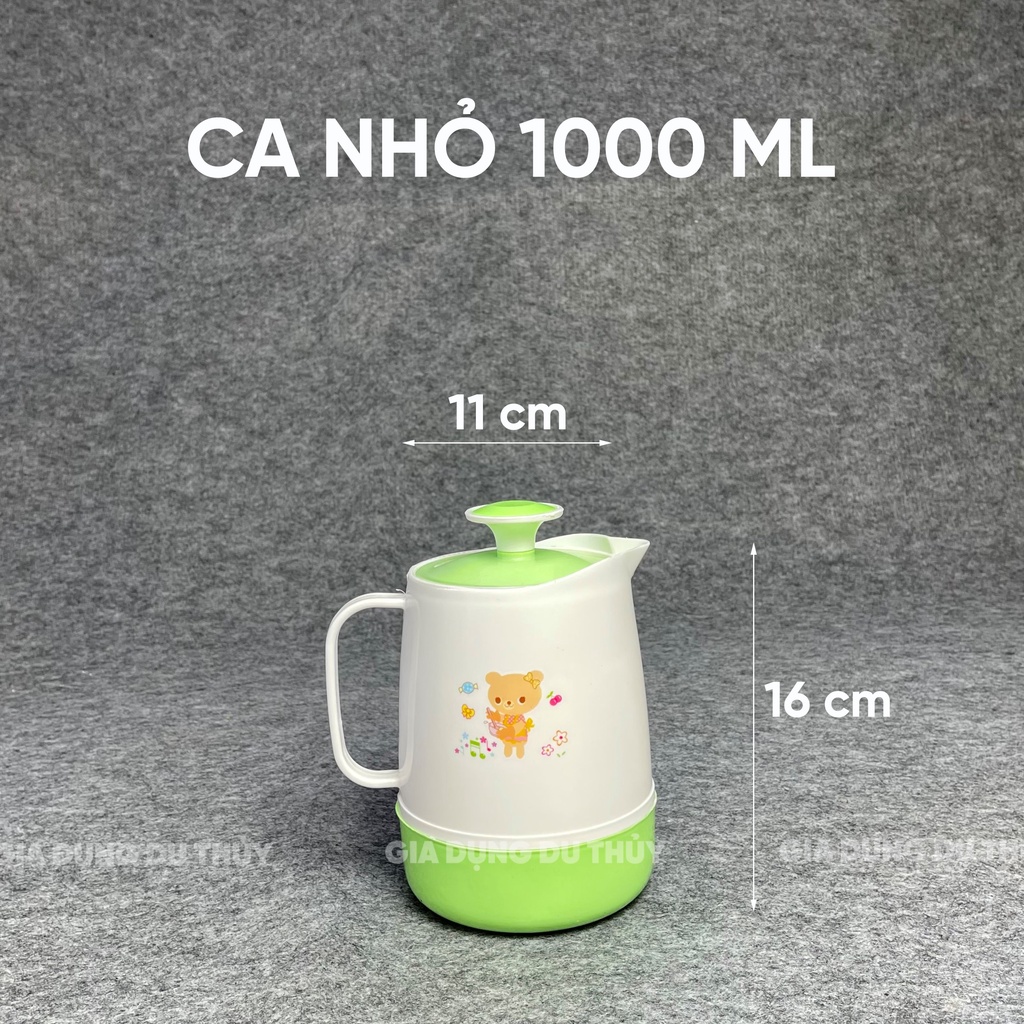 Ca giữ nhiệt dung tích 1000ml-1500ml-2000ml, ca đựng trà đá quán ăn nhựa PP chính phẩm của tổng kho gia dụng Du Thủy