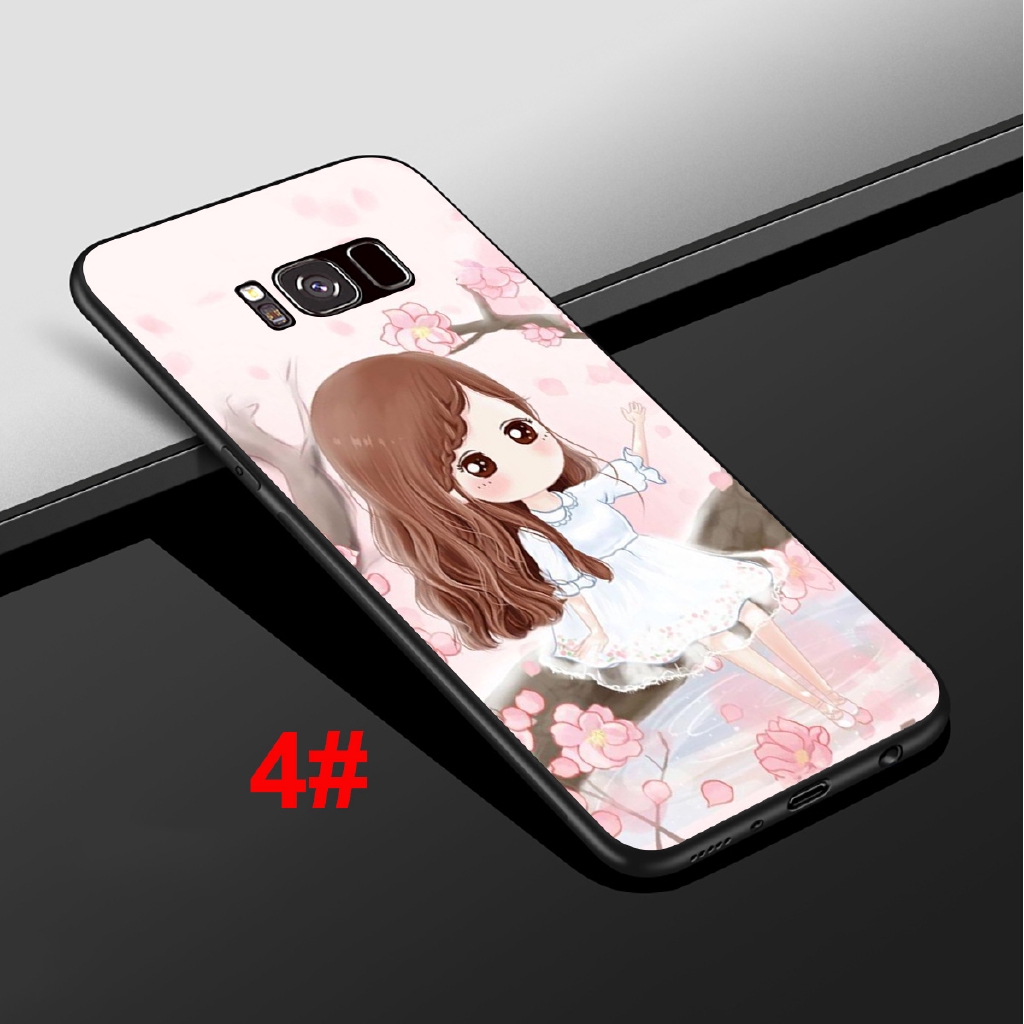 Ốp lưng hình anime cho Samsung Galaxy S8 S9 S10 Lite S20 Plus S10E 8S Anime Girls