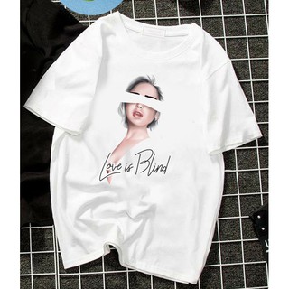 Áo nữ đẹp có hình in cô gái sắc nét, tay ngắn, cổ tròn form vừa - TNU044