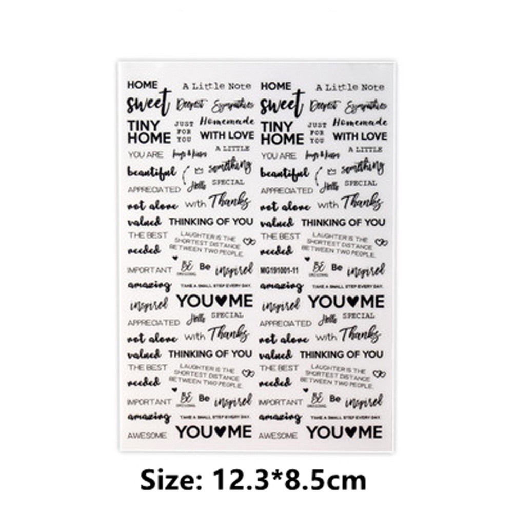 Miếng Dán Trang Trí Móng Tay Hình Chữ Cái Tiếng Anh Chống Thấm Nước Phong Cách Nhật Bản