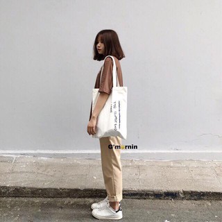 Quần BASIC PANTS KAKI màu be-đen UNISEX CỰC ĐẸP
