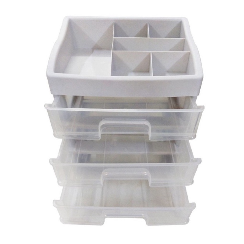 kệ mỹ phẩm hokori nhựa dày cao cấp, kệ đựng đồ trang điểm nhựa Việt Nhật 3636