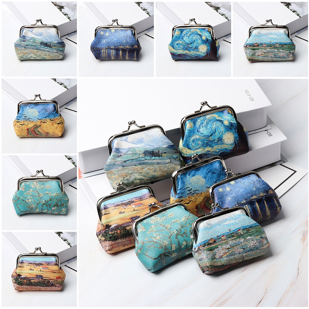 Money Vintage Hasp Mini Handbag Cash Card Change Bag