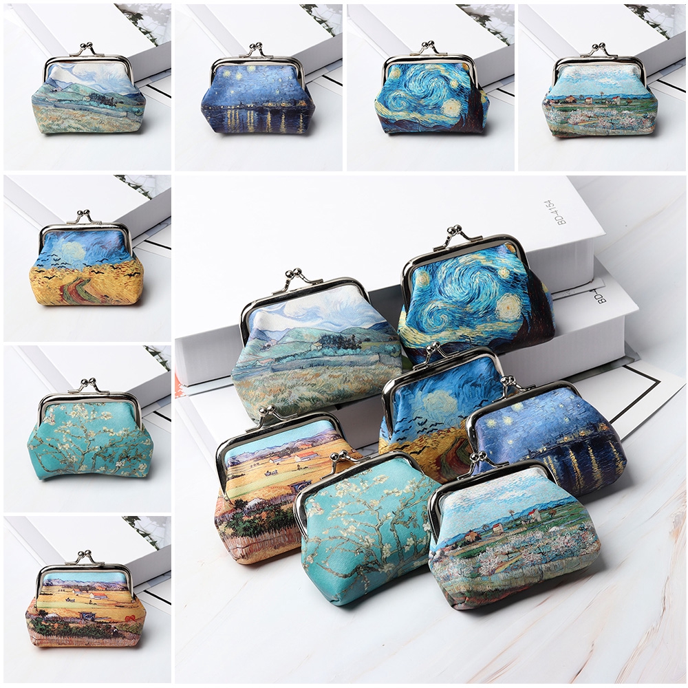 Money Vintage Hasp Mini Handbag Cash Card Change Bag