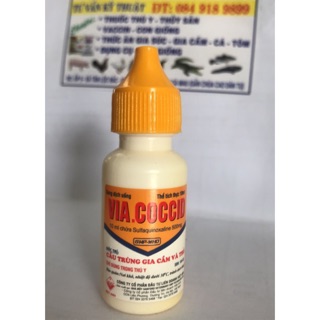 VIA.COCCID CẦU TRÙNG THỎ, GIA CẦM 10ml