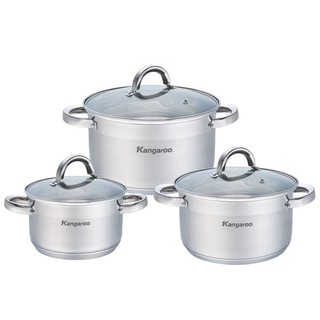 Bộ nồi Inox Kangaroo KG875