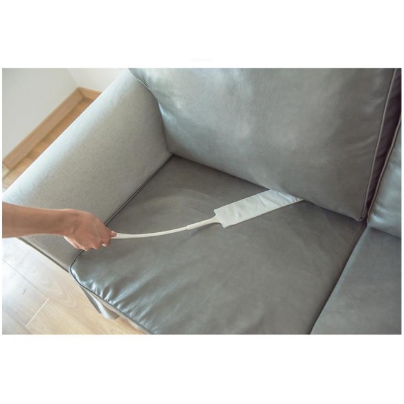 Chổi quét rác khe hẹp, dẹt mỏng lau chùi nhà cửa tiện dụng tặng kèm 10 đầu lau bằng vải không dệt