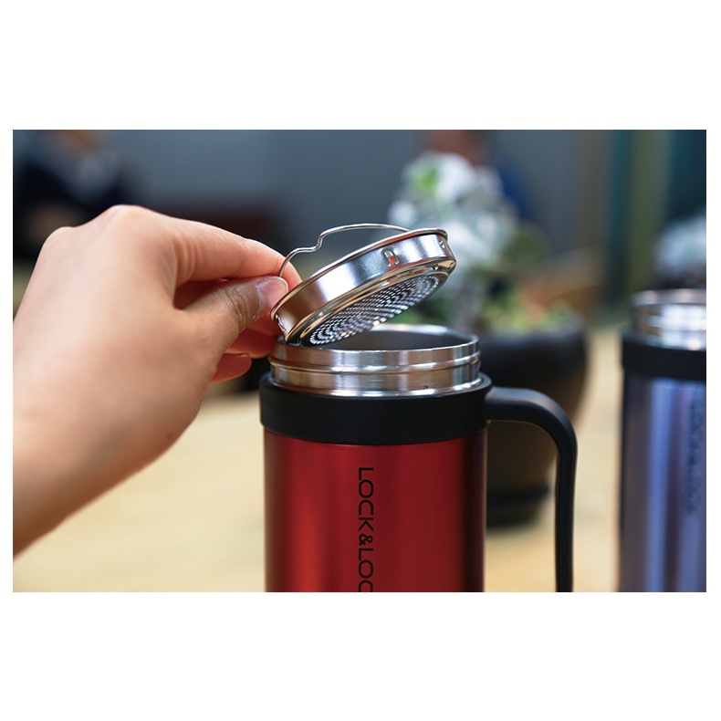 Bình Giữ Nhiệt LocknLock Classic Tea 400ml Thép Không Gỉ - Smart House