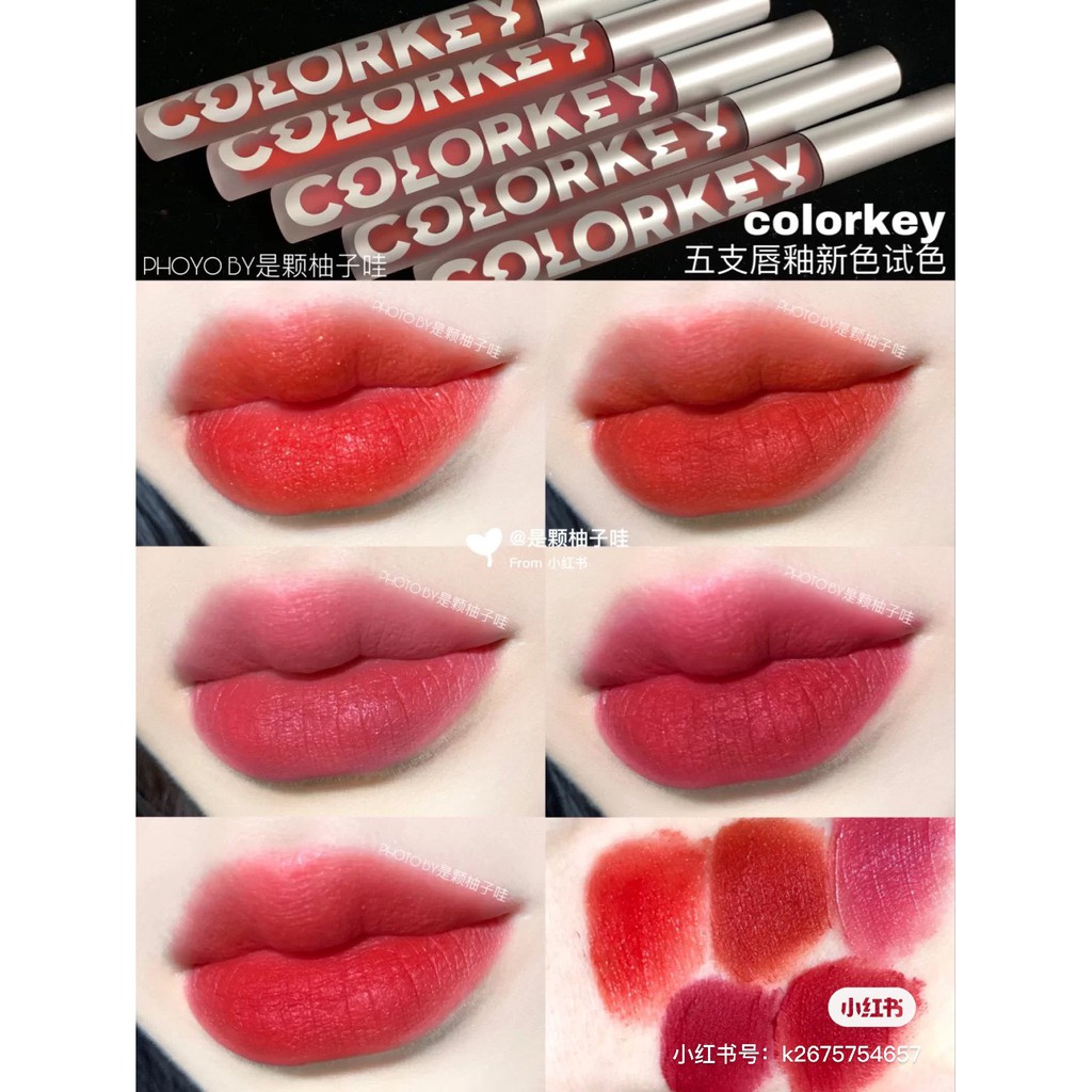 [MÀU MỚI] Son kem lì Colorkey