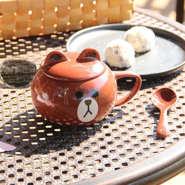 Bộ ly gấu Brown Cony LINE Friends | BigBuy360 - bigbuy360.vn