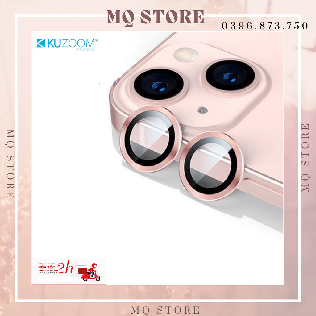 Vòng 2 mắt bảo vệ camera iPhone 13/ 13 Mini chính hãng Kuzoom