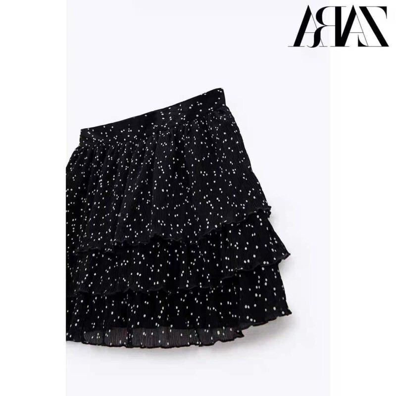 CHÂN VÁY 3 TẦNG DẬP LY CHẤM BI ZARA V120 | BigBuy360 - bigbuy360.vn