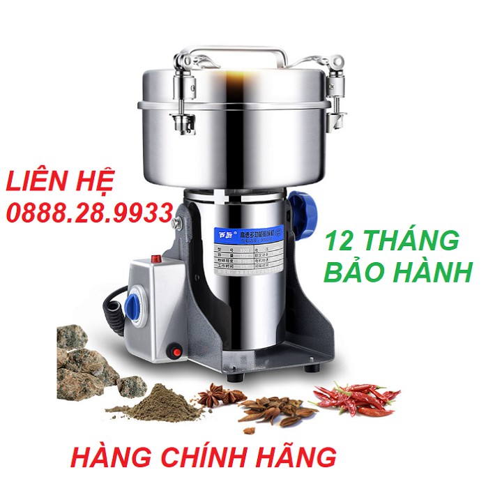 Máy xay thuốc bắc, tam thất 1000g giá rẻ