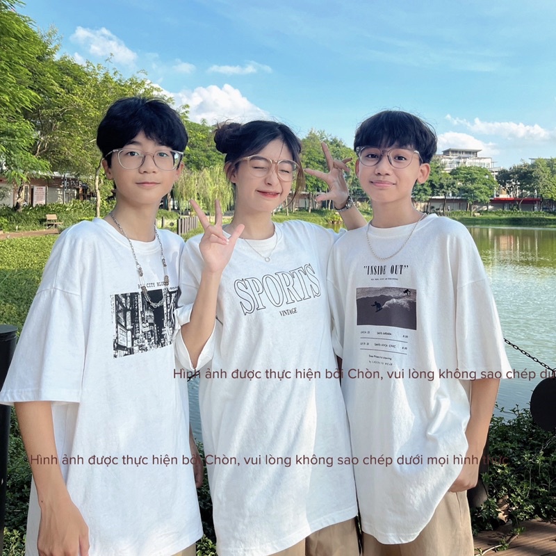 Áo thun 3158 MÀU TRẮNG hàng loại 1 chất dày dặn Unisex CHÒN CLOTHING