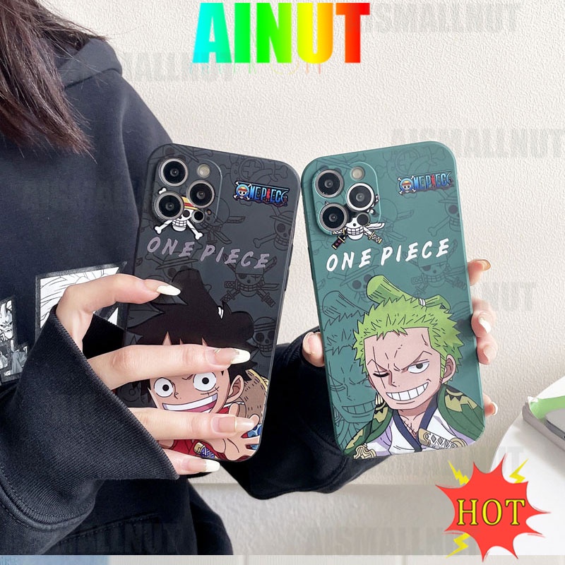 Ốp Điện Thoại TPU Silicon Mềm Chống Sốc Chống Bụi In Hình One Piece Luffy Cho iPhone11 12 13 Pro Max 6 6S 7 8 Plus X XS XR XSMAX